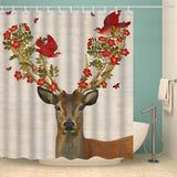 Maxbell Bathroom Digital Printing Polyester Shower Curtain 180x180 cm C0309 - Aladdin Shoppers