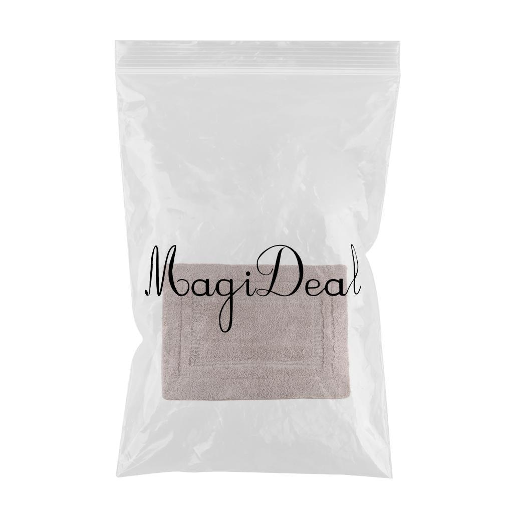 Maxbell Bathroom Non-Slip Door Mat Bathmat Floor Rug Pure Color Khaki 50x80cm - Aladdin Shoppers