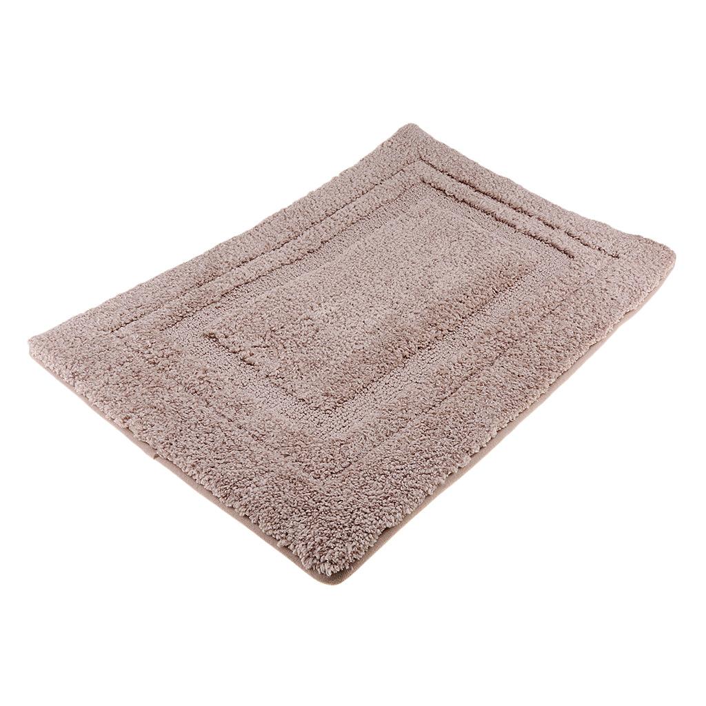 Maxbell Bathroom Non-Slip Door Mat Bathmat Floor Rug Pure Color Khaki 50x80cm - Aladdin Shoppers