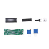 Maxbell Battery Power LED Bar Display Module Kits 10 Segments DIY LM3914 Kits Green - Aladdin Shoppers