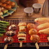 Maxbell BBQ Grates Replacement Barbecue Grill Mat Iron Mesh Outdoor Camping,50 x 30cm,Nonstick,for Fish Vegetable,Smoke, Bake, Roast, Braise - FDA-Approved, Reusable and Easy to Clean - Aladdin Shoppers