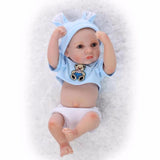 Maxbell Bear Printed Shirt Underwear Hat for 10''-11'' Reborn Baby Girl Doll Clothes - Aladdin Shoppers