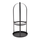 Maxbell Beverage Dispenser Glass Jar Metal Stand For Restaurant Hotel Golden