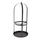 Maxbell Beverage Dispenser Glass Jar Metal Stand For Restaurant Hotel Golden - Aladdin Shoppers