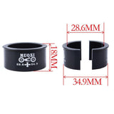 Maxbell Bicycle Front Derailleur Clip Adapter Clamp Shim Converter 28.6mm to 34.9mm MTB Mountain Road Bike Cycling Equipment Accessories - Aladdin Shoppers