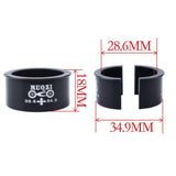 Maxbell Bicycle Front Derailleur Clip Adapter Clamp Shim Converter 28.6mm to 34.9mm MTB Mountain Road Bike Cycling Equipment Accessories - Aladdin Shoppers