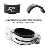 Maxbell Bicycle Front Derailleur Clip Adapter Clamp Shim Converter 28.6mm to 34.9mm MTB Mountain Road Bike Cycling Equipment Accessories - Aladdin Shoppers