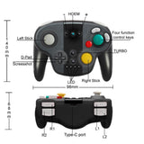 Maxbell (Black) ABS Plastic Wireless Bluetooth Gamepad Game Handle for Switch - Aladdin Shoppers