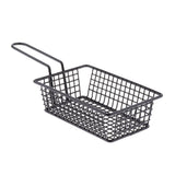 Maxbell Black Food Basket For Chip Fries & Burger Serving Basket Fruit Bowl D - Aladdin Shoppers