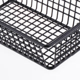 Maxbell Black Food Basket For Chip Fries & Burger Serving Basket Fruit Bowl D - Aladdin Shoppers