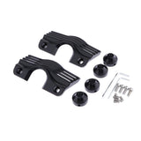 Maxbell Black Slotted Finned Spark Plug Head Bolt Covers for Harley 99-16 - Aladdin Shoppers