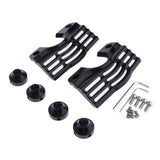 Maxbell Black Slotted Finned Spark Plug Head Bolt Covers for Harley 99-16 - Aladdin Shoppers
