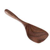 Maxbell Black Walnut Wooden Serving Spoon Ladle Scoop for Mixing Stirring Soup B - Aladdin Shoppers