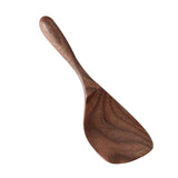 Maxbell Black Walnut Wooden Serving Spoon Ladle Scoop for Mixing Stirring Soup B - Aladdin Shoppers