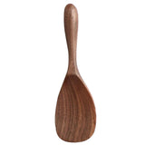 Maxbell Black Walnut Wooden Serving Spoon Ladle Scoop for Mixing Stirring Soup C - Aladdin Shoppers