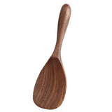 Maxbell Black Walnut Wooden Serving Spoon Ladle Scoop for Mixing Stirring Soup C - Aladdin Shoppers