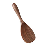 Maxbell Black Walnut Wooden Serving Spoon Ladle Scoop for Mixing Stirring Soup C - Aladdin Shoppers