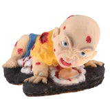 Maxbell Bloody Zombie Doll Creepy Crawl Zombie Baby Doll Halloween Party Decoration - Aladdin Shoppers