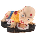 Maxbell Bloody Zombie Doll Creepy Crawl Zombie Baby Doll Halloween Party Decoration - Aladdin Shoppers