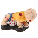 Maxbell Bloody Zombie Doll Creepy Crawl Zombie Baby Doll Halloween Party Decoration - Aladdin Shoppers