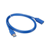 Maxbell Blue USB3.0 A Male to Female Extension Super Speed Cable Cord Extension 1.8M - Aladdin Shoppers