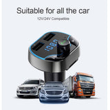 Maxbell Bluetooth 4.2 Car Bluetooth Transmitter Car MP3 Player U disk for Car - Aladdin Shoppers