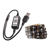Maxbell Bluetooth Control RGB LED Strip Light USB Car Lights TV Back Lamp 2m