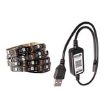 Maxbell Bluetooth Control RGB LED Strip Light USB Car Lights TV Back Lamp 2m - Aladdin Shoppers