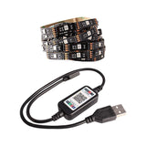 Maxbell Bluetooth Control RGB LED Strip Light USB Car Lights TV Back Lamp 2m - Aladdin Shoppers