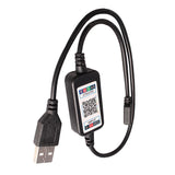 Maxbell Bluetooth Control RGB LED Strip Light USB Car Lights TV Back Lamp 2m - Aladdin Shoppers