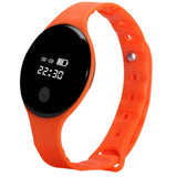 Maxbell Bluetooth Smart Band Watch Fitness Tracker Bracelet Heart Rate Steps Orange - Aladdin Shoppers
