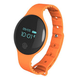 Maxbell Bluetooth Smart Band Watch Fitness Tracker Bracelet Heart Rate Steps Orange - Aladdin Shoppers