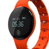 Maxbell Bluetooth Smart Band Watch Fitness Tracker Bracelet Heart Rate Steps Orange - Aladdin Shoppers