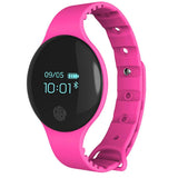 Maxbell Bluetooth Smart Band Watch Fitness Tracker Bracelet Heart Rate Steps Pink - Aladdin Shoppers