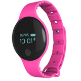 Maxbell Bluetooth Smart Band Watch Fitness Tracker Bracelet Heart Rate Steps Pink - Aladdin Shoppers