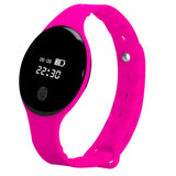 Maxbell Bluetooth Smart Band Watch Fitness Tracker Bracelet Heart Rate Steps Pink - Aladdin Shoppers