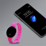 Maxbell Bluetooth Smart Band Watch Fitness Tracker Bracelet Heart Rate Steps Pink - Aladdin Shoppers