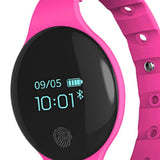 Maxbell Bluetooth Smart Band Watch Fitness Tracker Bracelet Heart Rate Steps Pink - Aladdin Shoppers