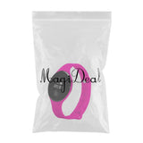 Maxbell Bluetooth Smart Band Watch Fitness Tracker Bracelet Heart Rate Steps Pink - Aladdin Shoppers