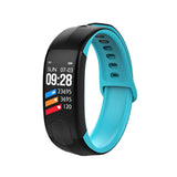 Maxbell Bluetooth Smart Watch Heart Rate Blood Pressure Fitness Tracker Wristband Blue