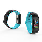 Maxbell Bluetooth Smart Watch Heart Rate Blood Pressure Fitness Tracker Wristband Blue - Aladdin Shoppers