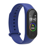 Maxbell Bluetooth Smart Watch Heart Rate Monitor Fitness Tracker Wristband Dark Blue - Aladdin Shoppers