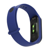 Maxbell Bluetooth Smart Watch Heart Rate Monitor Fitness Tracker Wristband Dark Blue - Aladdin Shoppers