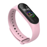 Maxbell Bluetooth Smart Watch Heart Rate Monitor Fitness Tracker Wristband Pink - Aladdin Shoppers