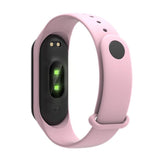 Maxbell Bluetooth Smart Watch Heart Rate Monitor Fitness Tracker Wristband Pink - Aladdin Shoppers