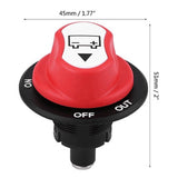 Maxbell Boat RV Marine Caravan Knob Switch Battery Disconnect 3 Position 50A - Aladdin Shoppers