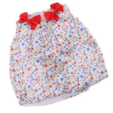 Maxbell Bowknot Sleeveless Dress Floral Skirt Clothes for 18inch Doll - Aladdin Shoppers