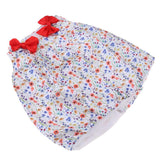 Maxbell Bowknot Sleeveless Dress Floral Skirt Clothes for 18inch Doll - Aladdin Shoppers