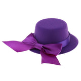 Maxbell Bowler Hat Cap Accessories for 60cm Night Lolita 1/3 BJD Doll Purple Bow - Aladdin Shoppers