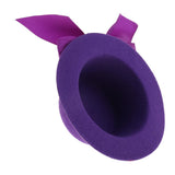 Maxbell Bowler Hat Cap Accessories for 60cm Night Lolita 1/3 BJD Doll Purple Bow - Aladdin Shoppers